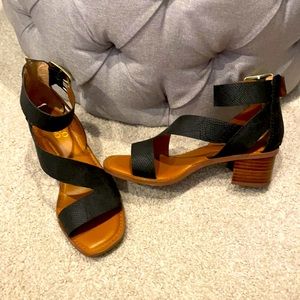 Franco Sarto Black Sandals